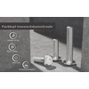 Pack of 20 M6 x 12 Flat Head Screws Stainless