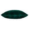 Paoletti Empress Large Square Cushion Cover, Emerald, 55 x 55cm