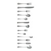 Fortessa Medici 18/10 Stainless Steel Flatware Espresso Spoon, Set of