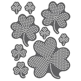Rhinestone Genie Shamrock Cluster - Magnetic Rhinestone Template
