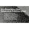 Pro-Graad Nylon Fiber Deburring Wheel 6" x 1" x 1"