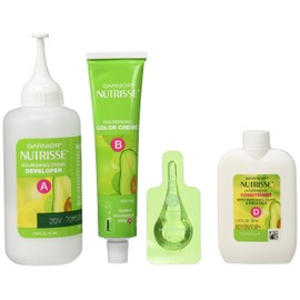 Garnier Nutrisse Nourishing Color Creme, 43 Dark Golden Brown (Cocoa Bean) (Packaging May Vary)