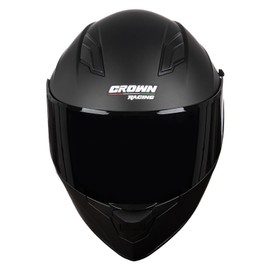 Crown Racing Motorcycle Helmets Street Bike Full Face Motorcycle Helmet Motorbike for Adults DOT Approved Helmets, Size XL（61-62cm）