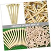 Kisangel 100pcs Bamboo Golf Tees Wooden Holders for Indoor and