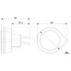 Vimar FP33101 Luce notturna a LED 2 pezzi, accensione e