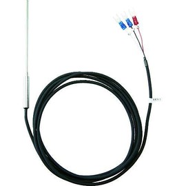 TRUSCO OSPT-23150Y Temperature Sensor, Pt100Ω Temperature Measurement Resistor, 0.09 x 5.9 inches (2.3 x 150 mm)