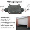 NEWNEWLIU DC12V Waterproof Remote Control Switch,DC12V/24V/48V/20A Wireless Remote Switch,164ft Long