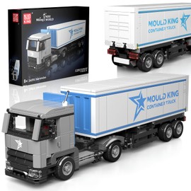 Mould King 24070 Container Truck Model Building Block Kit, Creative Technology Truck Clamping Blocks Set, Car Model Block, Suitable for 8+ Children/Adult/Collectors (548 Pieces)