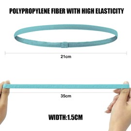 Kids Sports Hair Bands 5 Pieces Elastic Non-Slip Thin Hair Bands for Boys and Girls Boys Hair Bands Football Jogging Cycling Fitness