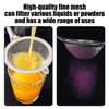 2 Tea Strainers, 2 Small Cleaning Brushes, Fine Mesh Tea
