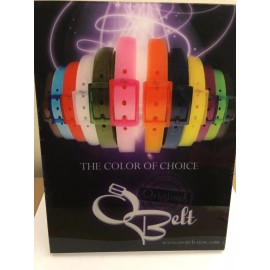 OBelt New Silicone Belt Many Colors Jelly Rubber Plastic Suit Casual Belt W/ Buckle  - One Size, Orange