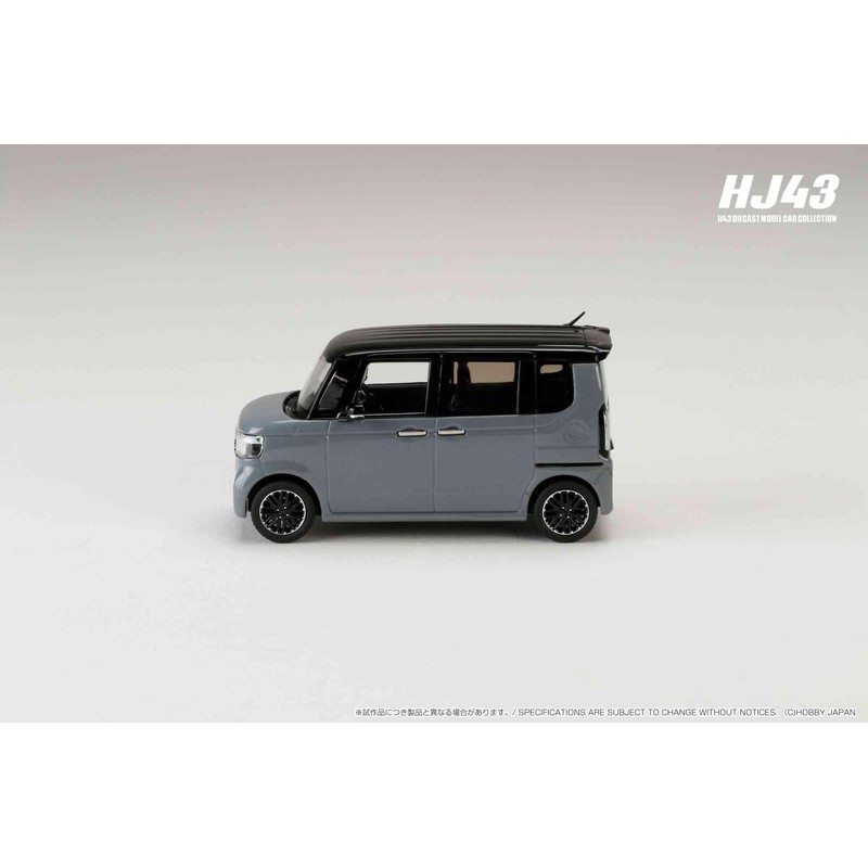 1/43 Honda N-BOX CUSTOM Slate Gray Pearl & Black
