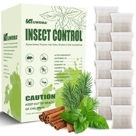 SAUPUSE KEUWRMA Insect Control,Insect Repellent,Spider Repellent for House Indoor,Insect Repellent indooor,Bug Repellent,Repel Mosquito, Rodents, Roach, Ant, Bugs,Spider, Moths&Other Pest (12, Green)