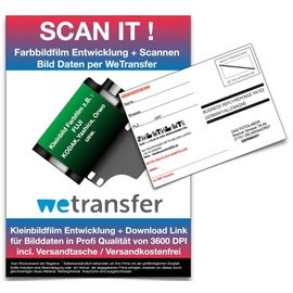 Colour Small Image Development + Scan, Image Data via WE Transfer