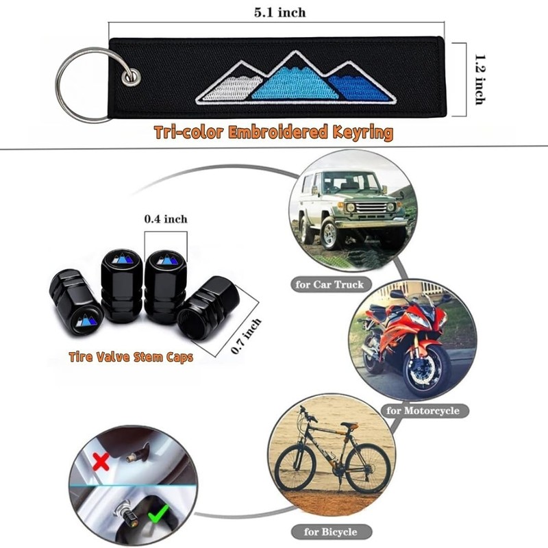 2 Pack Tri-Color 3 Colors Offroad Mountain Aluminum License Plate