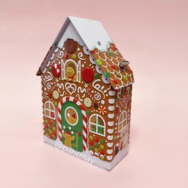 Marks And Spencer M&S Wind Up Musical Gingerbread House Tin Box 4.1 0z (NIB)