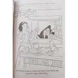 Snow White and The Seven Dwarfs Coloring + Activity Book Favor or Gift for Children - 'Forest Friends'' 64 Pages