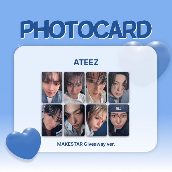 ATEEZ [PHOTOCARD] ATEEZ - Golden Hour part.3 (MAKESTAR Giveaway ver.)