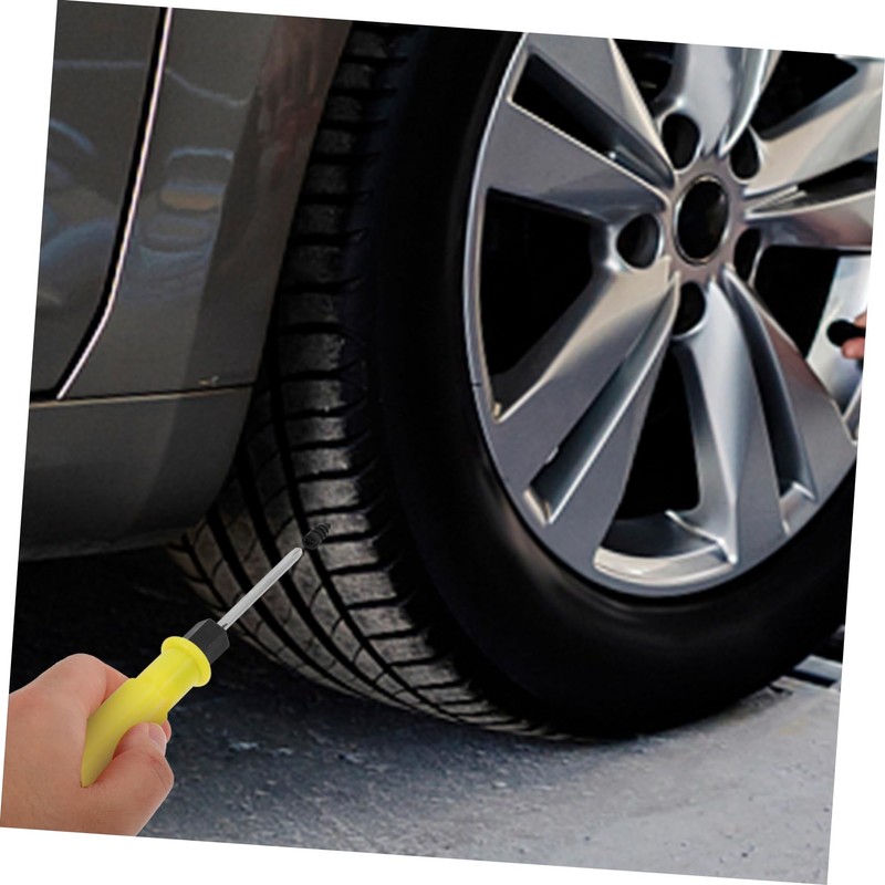 Alipis 1 Set Tire Repairing Nail Kit with Screws Screwdriver