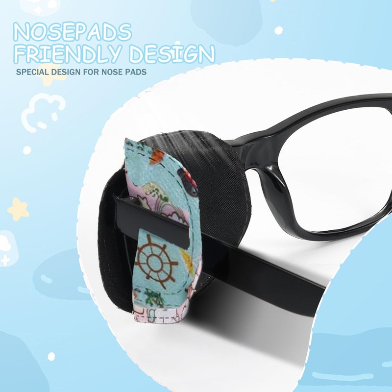 Eye Patches for Kids,10 pcs Eye Patch for Glasses Over