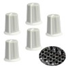 WXYINSPAS 5pcs EQ Rotary Knob Replacement Equalizer Potentiometer Fader Knobs