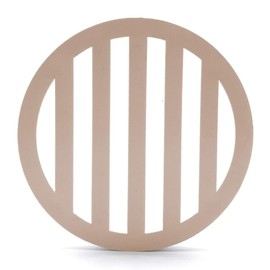 DPM Heavy-Duty Plastic Drain Cover 3" Drain Grate Round Drain Cover 3 inch Round Grate | 3" Diameter 1/4" Thickness | Made in USA (10, Tan)