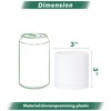 D'vine Dev 12 Pack 3 Inch Mini Plastic Plant Pots,