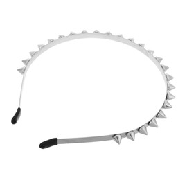BESPORTBLE Metal Rivet Gothic Headband Punk Style Spiky Headwear Stylish Alloy Headband for Women's Occasions
