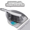 HOMESmith Premium Quality Dustpan & Brush Set, Grey, 1.0 Count