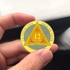 12 Month Sobriety Coin - AA Chips and Medallions with