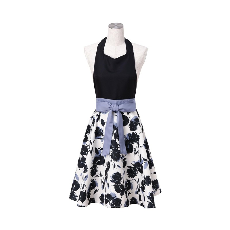 Francfranc Silhouette Full Apron, Blue