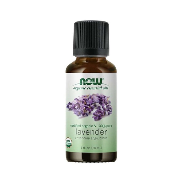 Lavender Essential Oil Organic [1.0 fl oz (30 ml)] NOW Essential Oil (Aroma Oil)