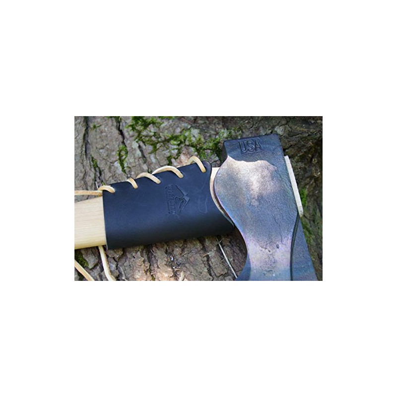 Wisemen Trading Overstrike Axe Guard, Handle Guard, Axe Collar (Black)