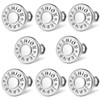 KUNTAERY 8 Sets Button Pins for Jeans, No Sew Reusable