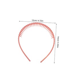 minkissy 10pcs Non Slip Elastic Headbands for Women Toothed Design Hair Bands for Face Washing Sports Daily Use Stylish Hair Accessories for Women