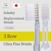 Soladey Ionic Toothbrush Replacement Brush Heads Refill, 4 Count -3