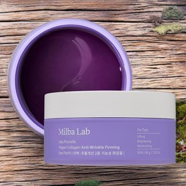 Milva Lab Eye Patch Relieve Fatigue Jeju Prunella Vegan Collagen Wrinkle Elasticity Eye Patches 4 Pieces 86g 60 Pieces / 밀바랩 아이 패치 사용 피로 회복 제주 프루넬라 비건 콜라겐 주름 탄력 아이패치 4개 86g 60개입