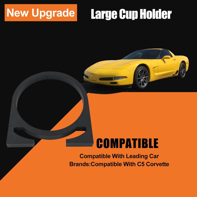 Upgrade Large Cup Holder Compatible with C5 Corvette 1997-2004 |