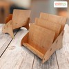 stableco 1x Ecological Leaflet Stand DIN A4 Horizontal with 3