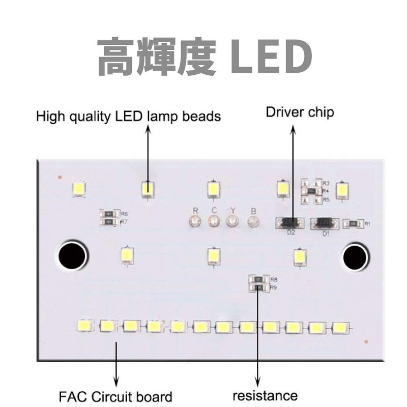 morytrade LED Side Marker 12V Marker Lamp Square Downlight Light