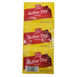 01 Strip of 3 Baker's Corner Active Dry Yeast bread Baking Gluten Free NEW