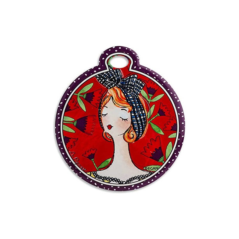 Egan Trivet Le Pupazze Red 16X18
