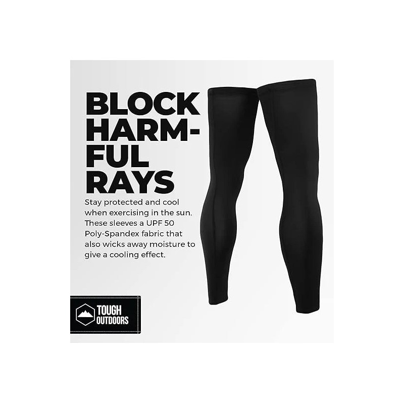 Tough Outdoors Compression Leg Sleeves - Full Leg Compression Sleeve