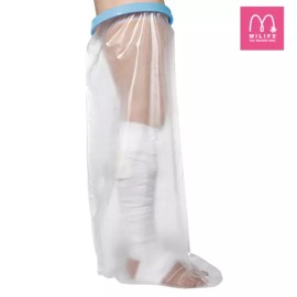 Mylife 미라이프 기브스 깁스 방수커버 성인용 다리롱 [아주 작은 사이즈 다리] Miralife Gibbs Waterproof Cover for Adults Leg Long [Very Small Size Leg]