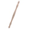 Mxfans 4 Pieces Unfinished Wood Natural Cutout Wooden Spindle 27.5cm