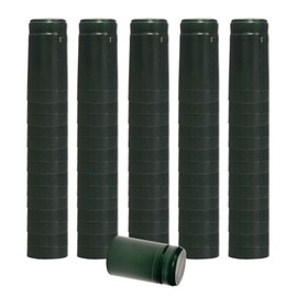 PVC Heat Shrink Capsules For Wine Bottles - Matte Green 100 count