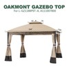 JANCANOPY Replacement Gazeb Cover for 10X12Ft Oakmont Gazebo L-GZ1188PST-A,Pinehurst Gazebo