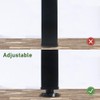 QLLY 8 inch Adjustable Metal Furniture Legs, Square Office Table