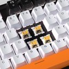 MageGee 75% Mechanical Gaming Keyboard, Yellow Switch, LED White Backlit,