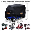 Upgraded Mobility Scooter Storage Cover,SRIMMIT Heavy Duty 420D Oxford Fabric